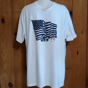 Under Armour Patriotic Flag Loose heatgear Tee 2XL